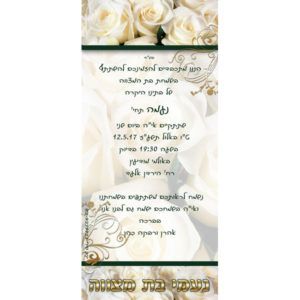 הזמנה לבת מצווה 520