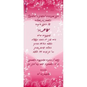 הזמנה לבת מצווה 537