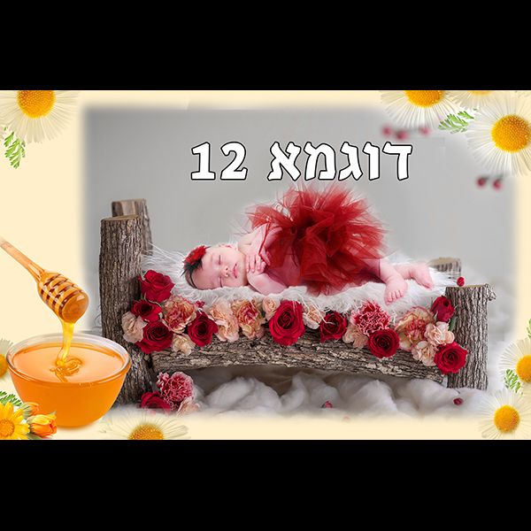 מסגרת לראש השנה דוגמא 12 רוחב